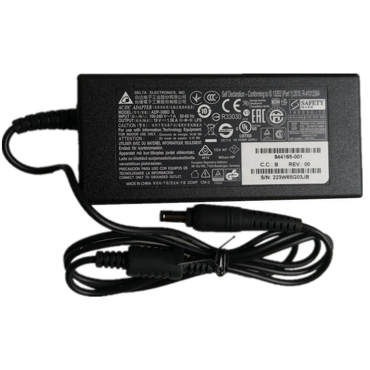 19V 1.58A HP 24es 24ER Display AC Adaptador Cargador