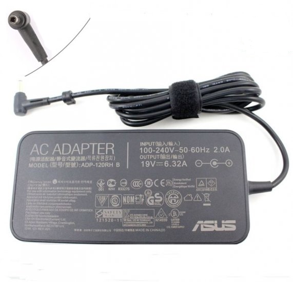 Original 120W Asus ROG G501JW-DS71/GTX960M Adaptador Cargador + Cable - Haga un click en la imagen para cerrar