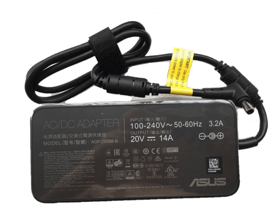 Original 20V 14A 280W Asus ROG G703GX-EV155T Adaptador Cargador - Haga un click en la imagen para cerrar